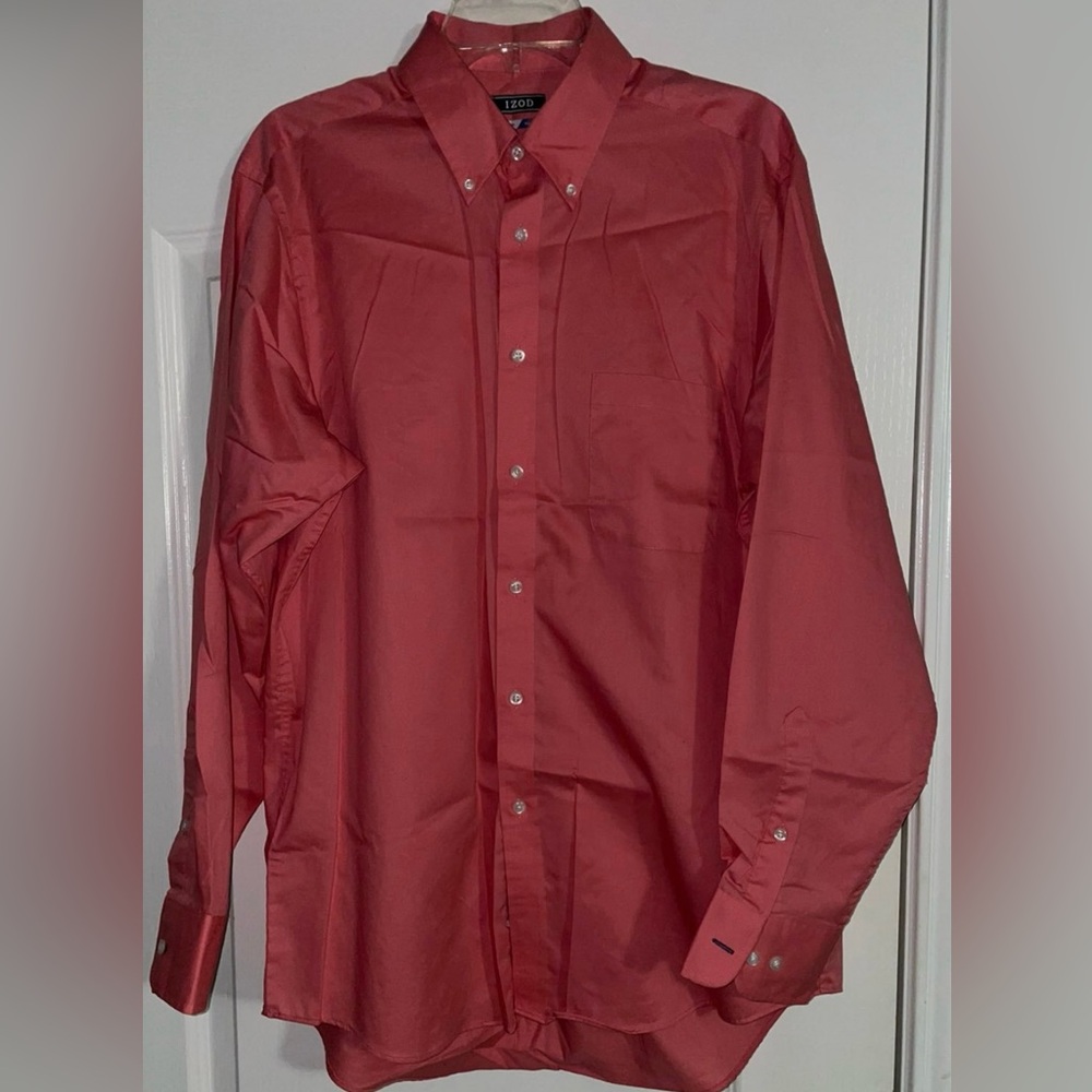 Izod quick dry regular fit button down shirt size 16.5 neck 34/35 sleeve